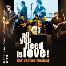 Logo all you need is love! - Das Beatles-Musical